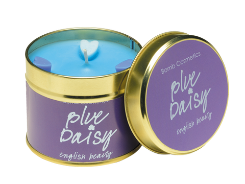 Tin Candle Blue Daisy - Wunderoom