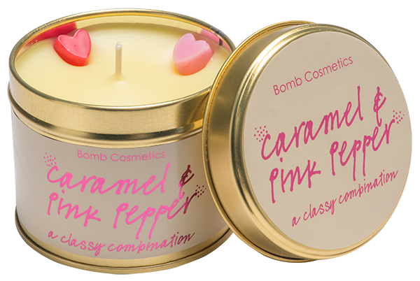Tin Candle Caramel & Pink Pepper - Wunderoom