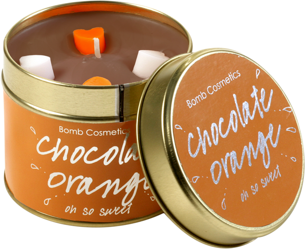 Tin Candle Chocolate Orange - Wunderoom