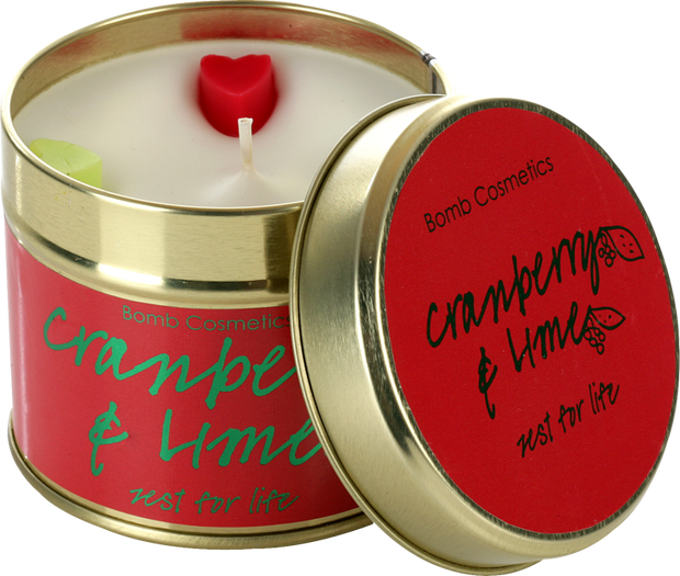 Tin Candle Cranberry & Lime - Wunderoom