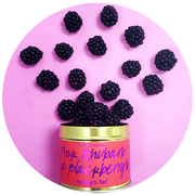Tin Candle Pink Rhubarb & Blackberry - Wunderoom