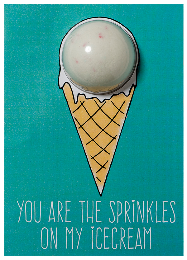 Blastercard Sprinkles on My Ice Cream Card - Wunderoom