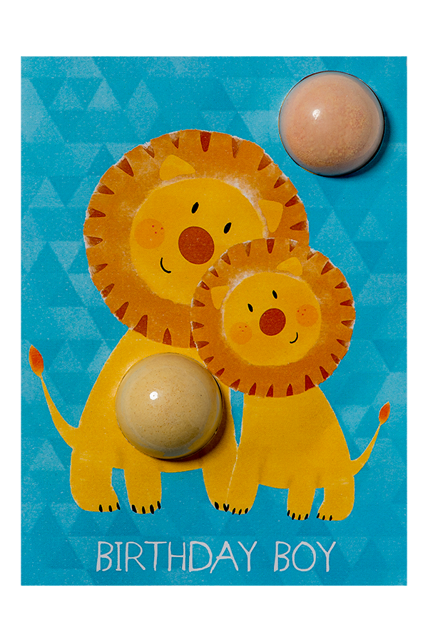 Blastercard Birthday Boy Lion Card - Wunderoom
