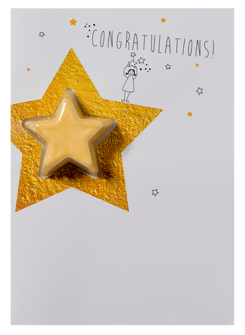 Blastercard Congratulations Star Card - Wunderoom