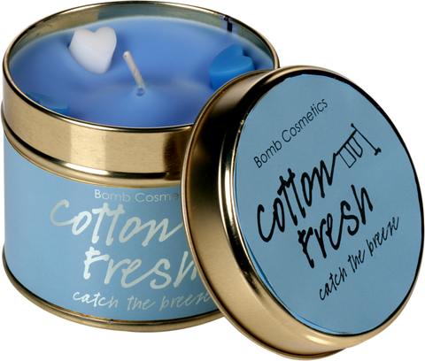 Tin Candle Cotton Fresh - Wunderoom