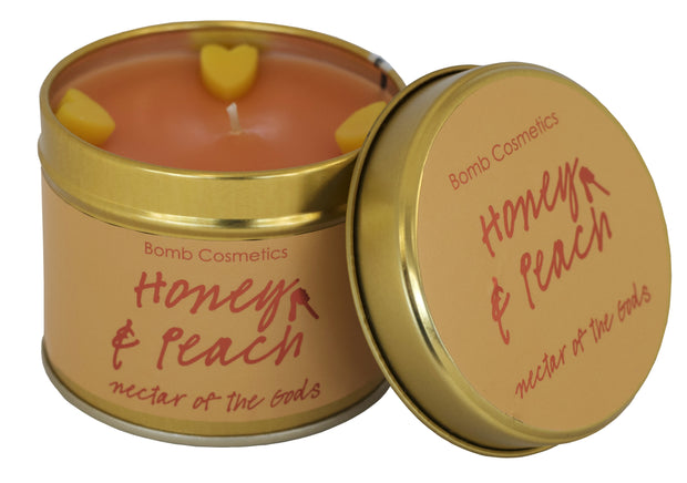 Tin Candle Honey & Peach - Wunderoom