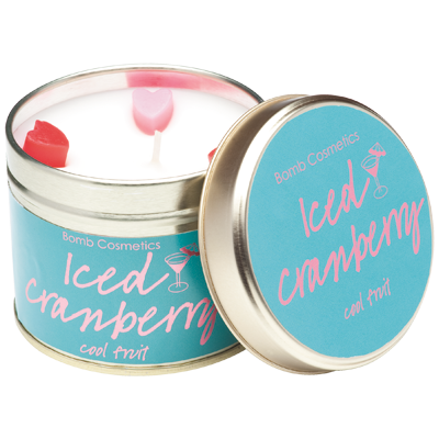 Tin Candle Iced Cranberry - Wunderoom