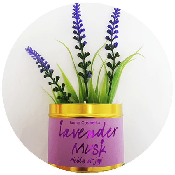 Tin Candle Lavender Musk - Wunderoom