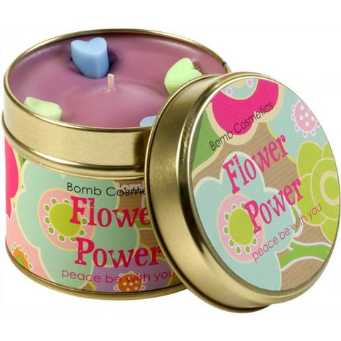 Tin Candle Flower Power - Wunderoom