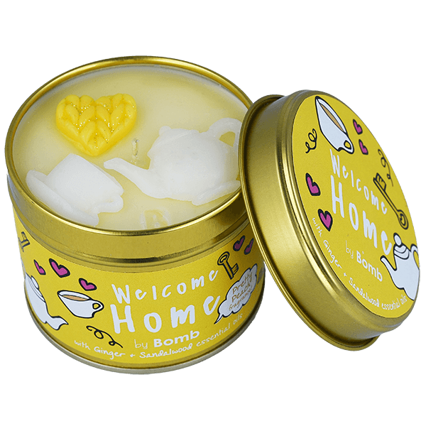 Tin Candle Welcome Home